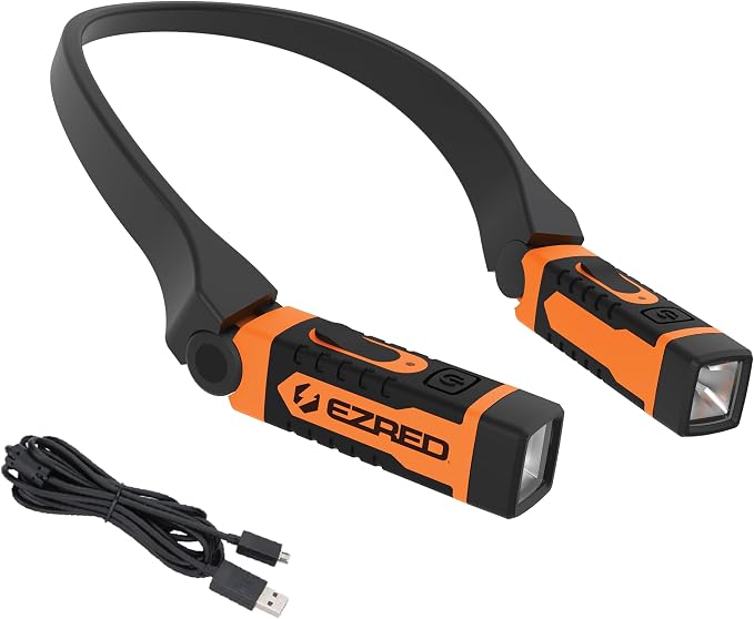 EZRED NK15-OR ANYWEAR Rechargeable Neck Light by EZRED