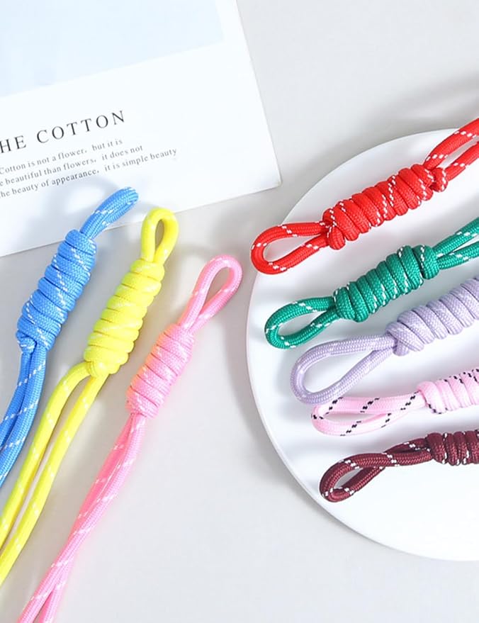 8/13/18/20/30 Pack Paracord Keychain Rope Bag Charms Colorful Braided Charms - Image 7