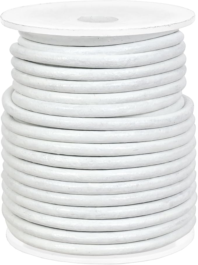 GENIQUE Real/Genuine Round Leather String Cord - Image 2