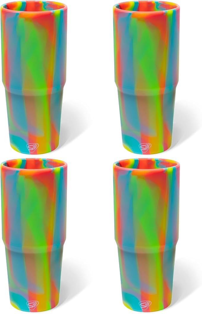 Silipint: 32oz Silicone TUMBLER CUP, Unbreakable, Dishwasher Safe by Silipint