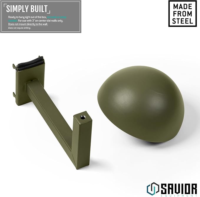 Savior Equipment Wall Rack System Tactical Helmet Attachment Gear Wall Mount - Image 5