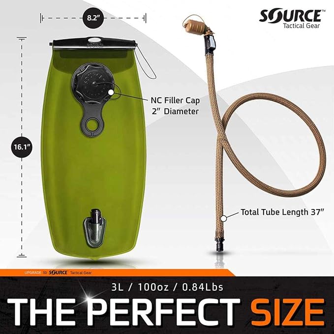 Source Wxp Storm Valve Black Hydration Reservoir System - Image 2