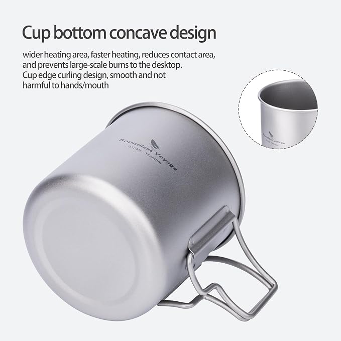 iBasingo 350ml Titanium Cup - Image 3