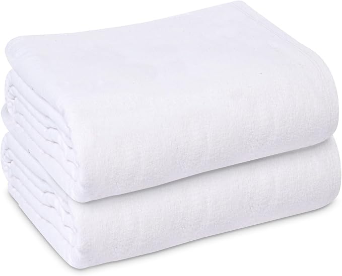 Linteum Textile Cotton Blended Hospital Patient Bath Blanket, Bed Bath Sheet by LinteumTextileSupply