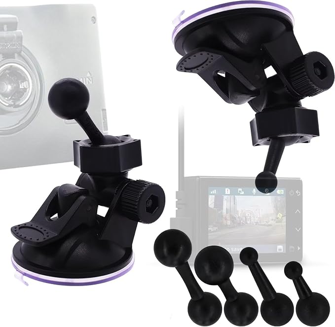 Suction Cup Mount for Garmin Dash Cam Mini/Mini 2/Min 3 30 35 45 46 55 56 65W by iSaddle