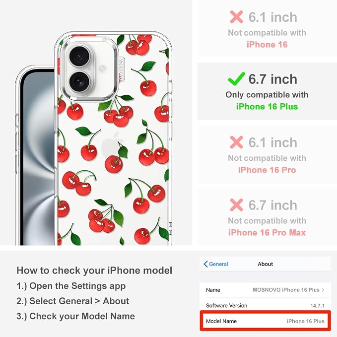 MOSNOVO Case for iPhone 16 - Image 2