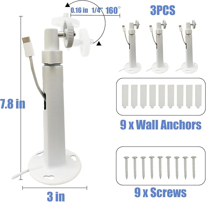 3PCS Extremely Long 7.8 in Camera Mount - Image 3