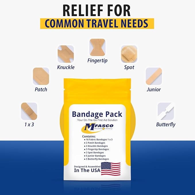 MFASCO First Aid Kit Bandage Refill Pack - Image 7