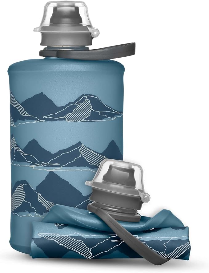 HydraPak Stow Collapsible Water Bottle – 350ml, 1L – Ultralight, Leak-Proof by Hydrapak