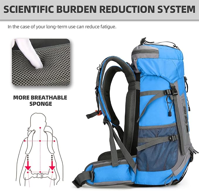 King'sGuard 60L Hiking Backpack - Image 2