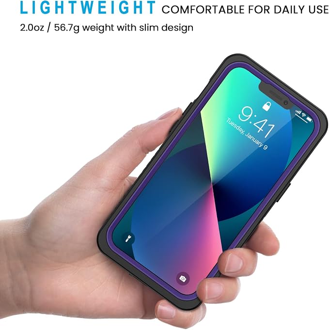 Lanhiem for iPhone 13 Case, IP68 Waterproof Dustproof Shockproof Cases - Image 2