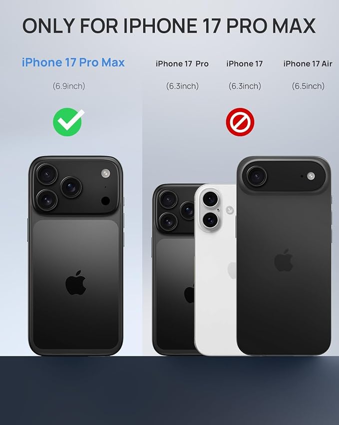 Lanhiem Magnetic for iPhone 17 Pro Max Case, IP68 Waterproof Dustproof - Image 5