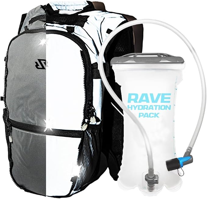 RAVERUNNER® Anti-Theft Hydration Backpack | Festival Approved Rave Backpack by RAVERUNNER