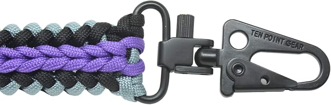 Extra Wide Gun Sling Paracord 550 Adjustable w/Swivels - Image 4
