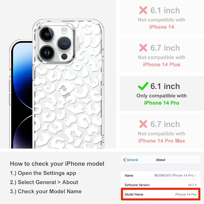 MOSNOVO Case for iPhone 14 Pro - Image 2