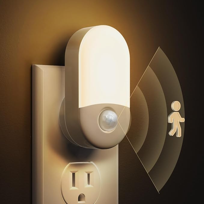 L LOHAS LED Motion Sensor Night Light, Motion Activated Night Light, 3000K Warm - Image 9