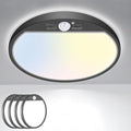slochi 4Pack Motion Sensor Light Indoor Wired, 12 Inch 3000K/4000K/6500K Closet by CeilingLights