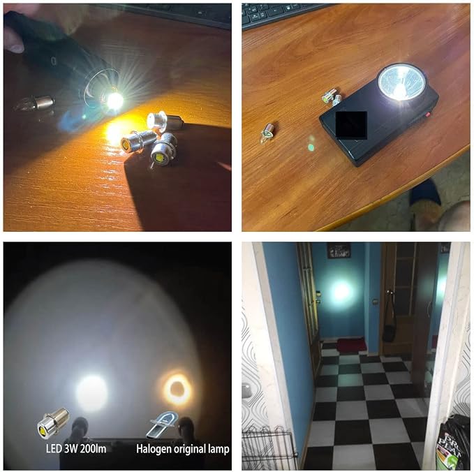 P13.5S PR2 LED Bulb Flashlight Replacement Led Conversion kit 2D 3D 4d Cell - Image 4