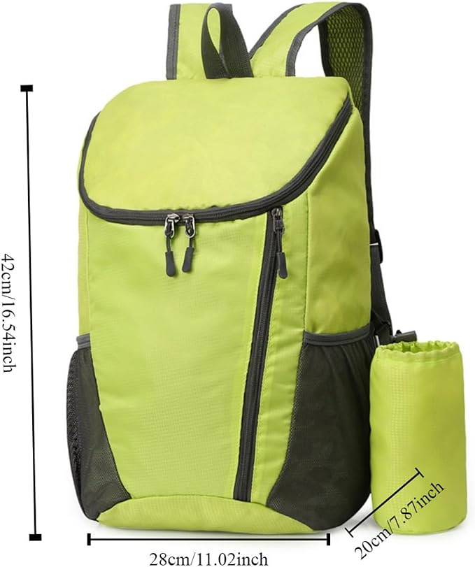 Portable Foldable Backpack Folding Mountaineering Bag, Ultralight Outdoor - Image 2