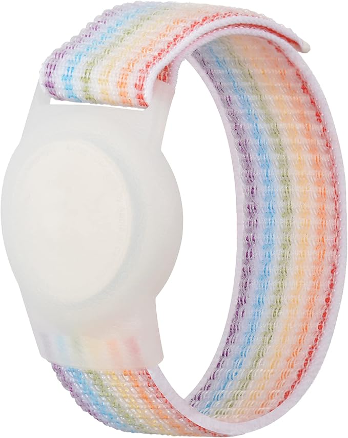 Kids Wristband Compatible with Apple AirTag, Protective Case by Qonuiy