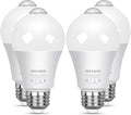 MikeWin Motion Sensor Light Bulbs Outdoor 4 Packs 13W Security LED Bulb by MikeWin