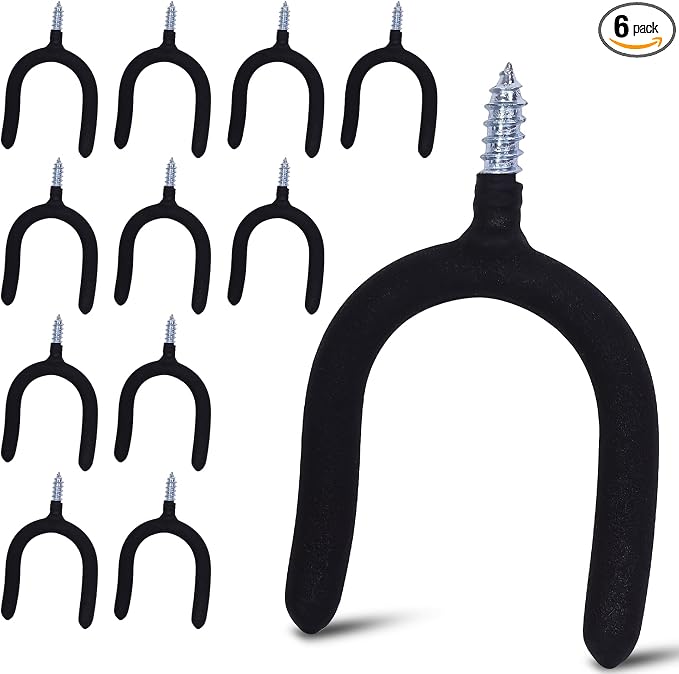 12 Pack Garage Storage System Steel U Hooks by LianRippleLian