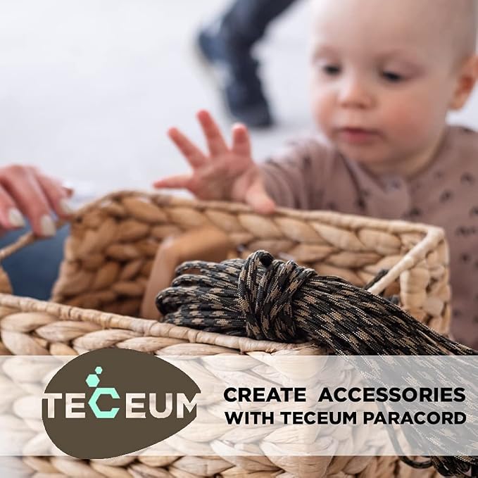 TECEUM 5/32" Paracord Rope 1000 – 1000ft / 200ft / 100ft / 50ft – Tactical - Image 7