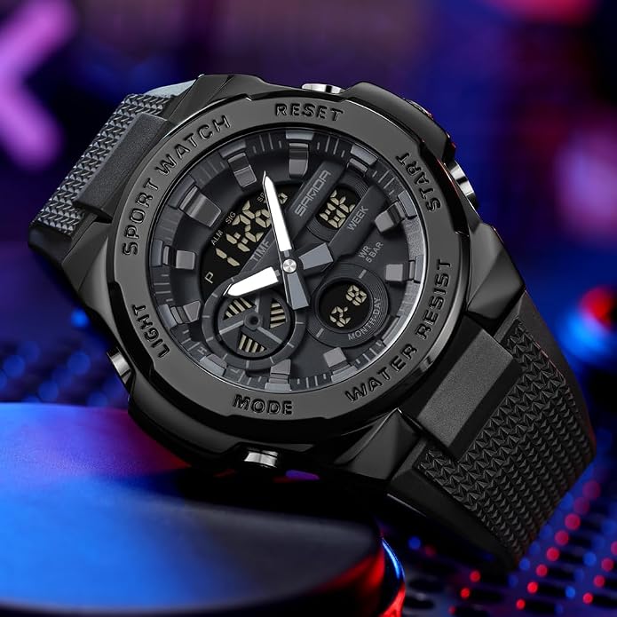 FANMIS Mens Military Multifunction Digital LED Watch Electronic Waterproof - Image 4