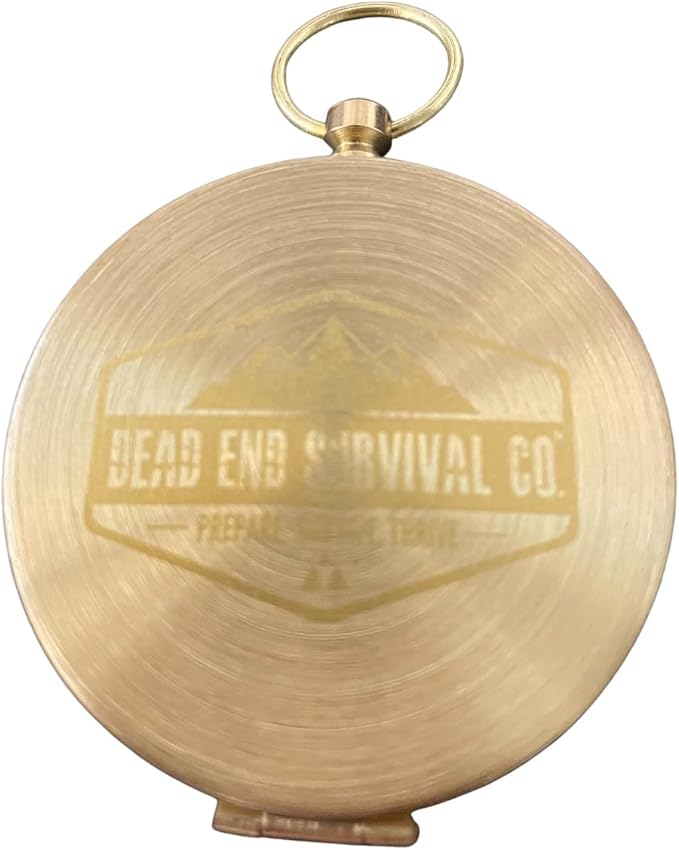 SharpSurvival Military-Grade Glow-in-The-Dark Compass – Waterproof Metal - Image 2