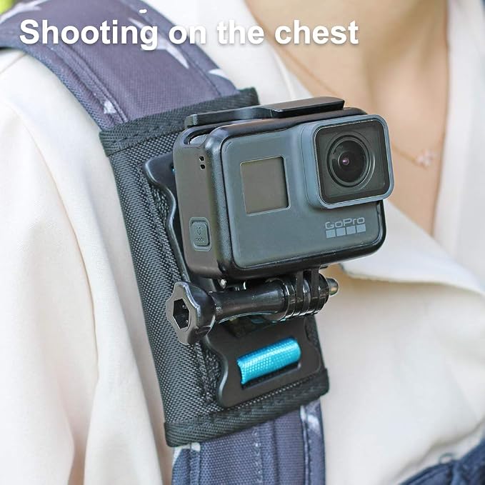 Backpack Shoulder Strap Mount Camera - Image 5