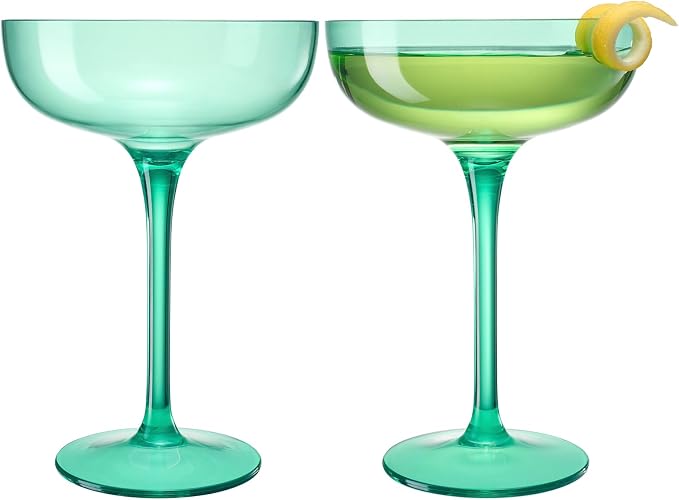 Acrylic Shatterproof Martini, Champagne & Cocktail Unbreakable Glasses | Set of - Image 5