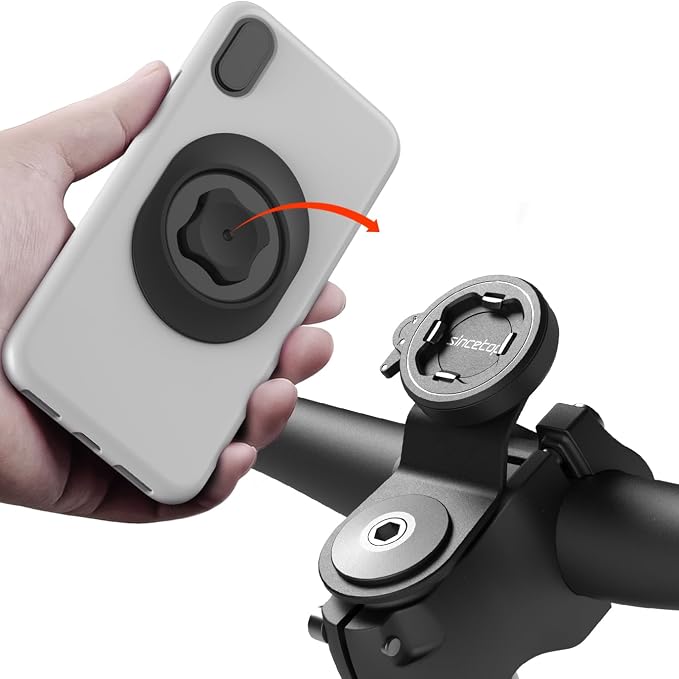 sincetop Bike Phone Mount, Mountain Bicycle Stem Cell Phone Holder, Universal by sincetop