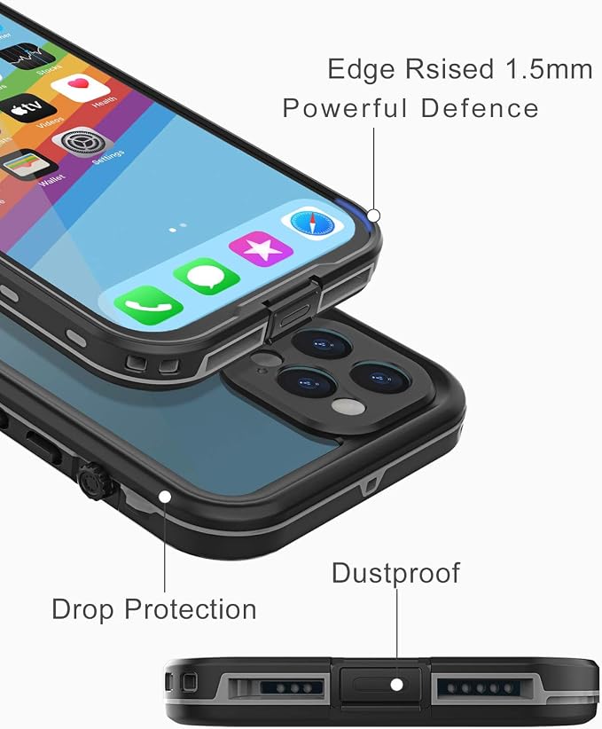 for iPhone 12 Pro Max Case Waterproof | Shockproof Dust Proof Phone Case Cover - Image 5