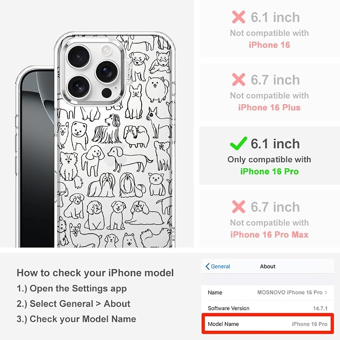 MOSNOVO Case for iPhone 16 Pro - Image 2