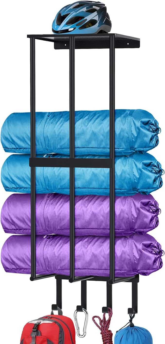 Camping Chair Wall Storage for Garage, Metal Camping Chair Storage Rack Wall by CHJgroup