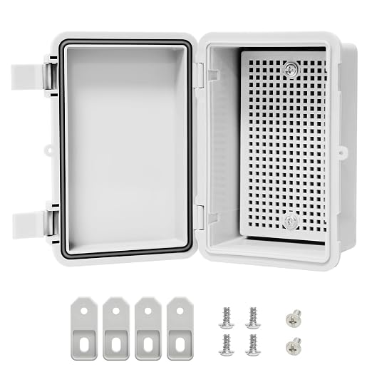 Junction Box, ABS Plastic, IP65 Waterproof Dustproof Universal Electrical by LMioEtool