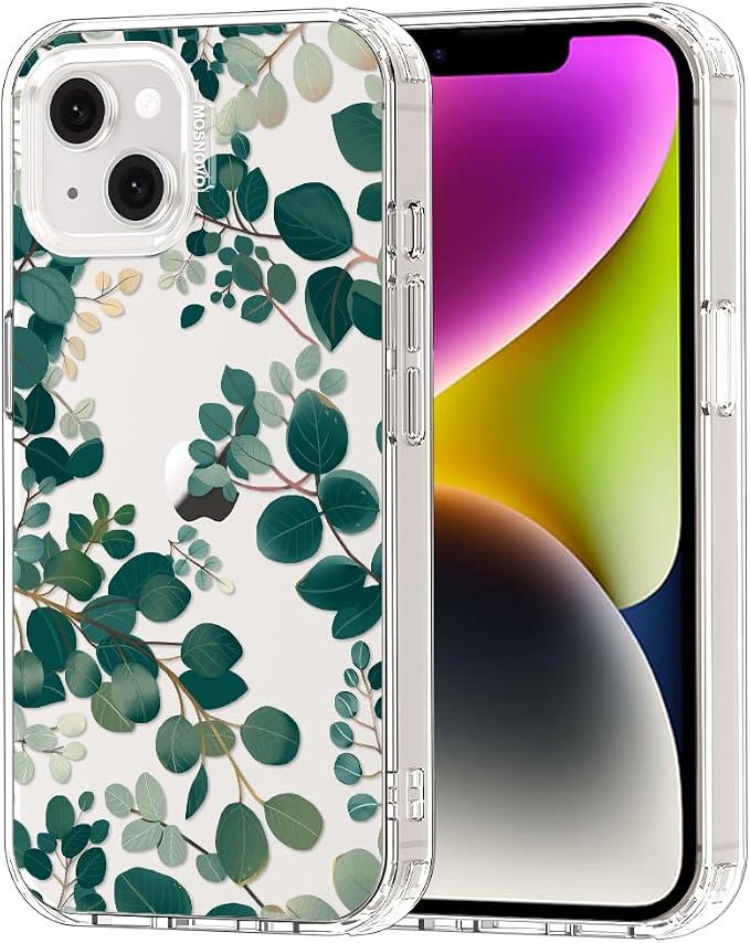 MOSNOVO for iPhone 13/14 Case | Military Grade 6.6ft Drop Tested | Clear by Mosnovo