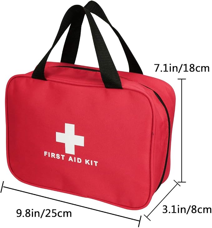 AOUTACC 3 Pack Nylon First Aid Empty Kit, Compact and Lightweight First Aid Bag - Image 3
