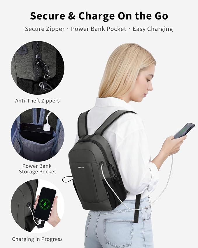 ECOHUB Mini Anti-Theft RFID Backpack - Image 5
