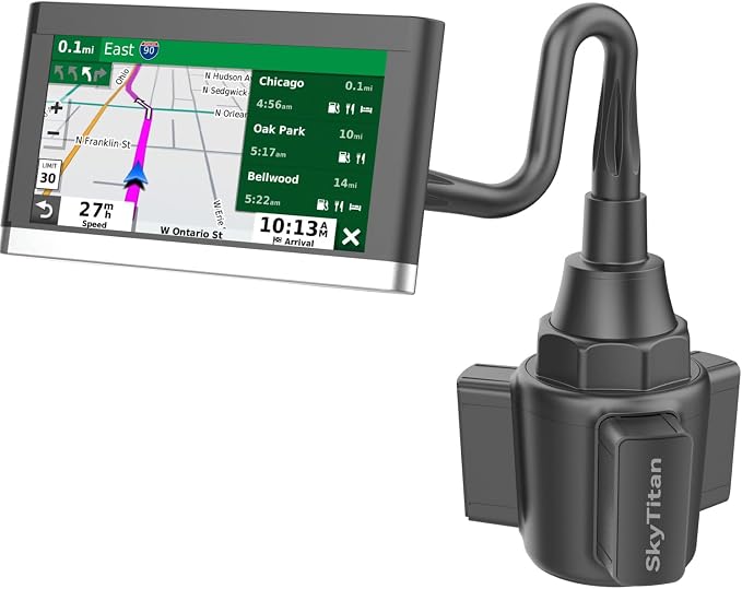 SkyTitanfor Garmin GPS Car Mount Cup Holder Replacement 17mm Ball Mount by SkyTitan