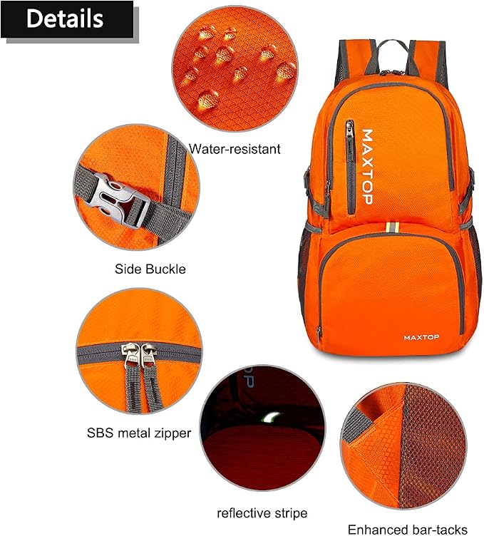MAXTOP 40/50L Lightweight Packable Backpack - Image 4