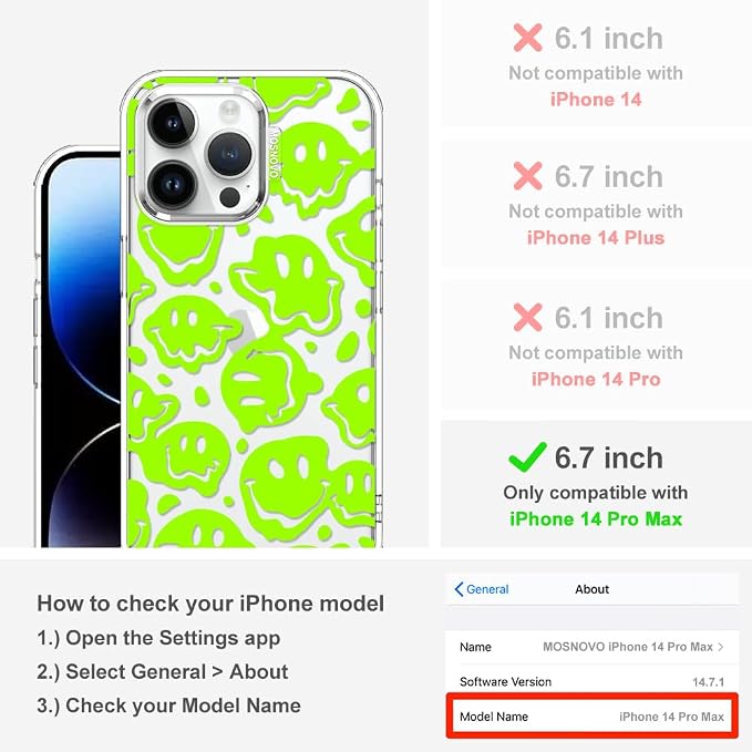 MOSNOVO Case for iPhone 14 Pro Max - Image 2