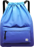 Waterproof Drawstring Bag, Gym Bag Sackpack Sports Beach Backpack by Risefit