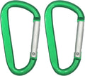 LESHIRY Large Carabiners Keychain 3" Aluminum D Shape Premium Durable D-Ring by LESHIRY