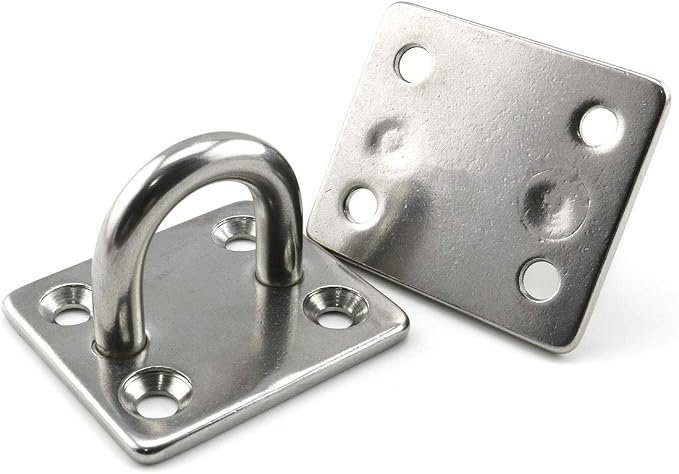 heyous 2 Set M8 Suspension Ceiling Wall Mount U Hook Anchor Hanger Stainless - Image 2