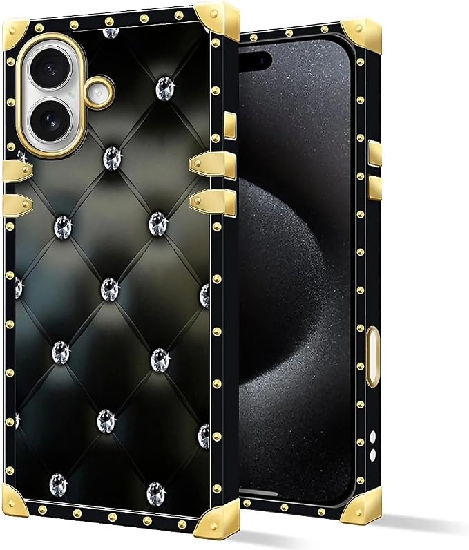 for iPhone 17 Case Luxury Golden Decoration - Image 2