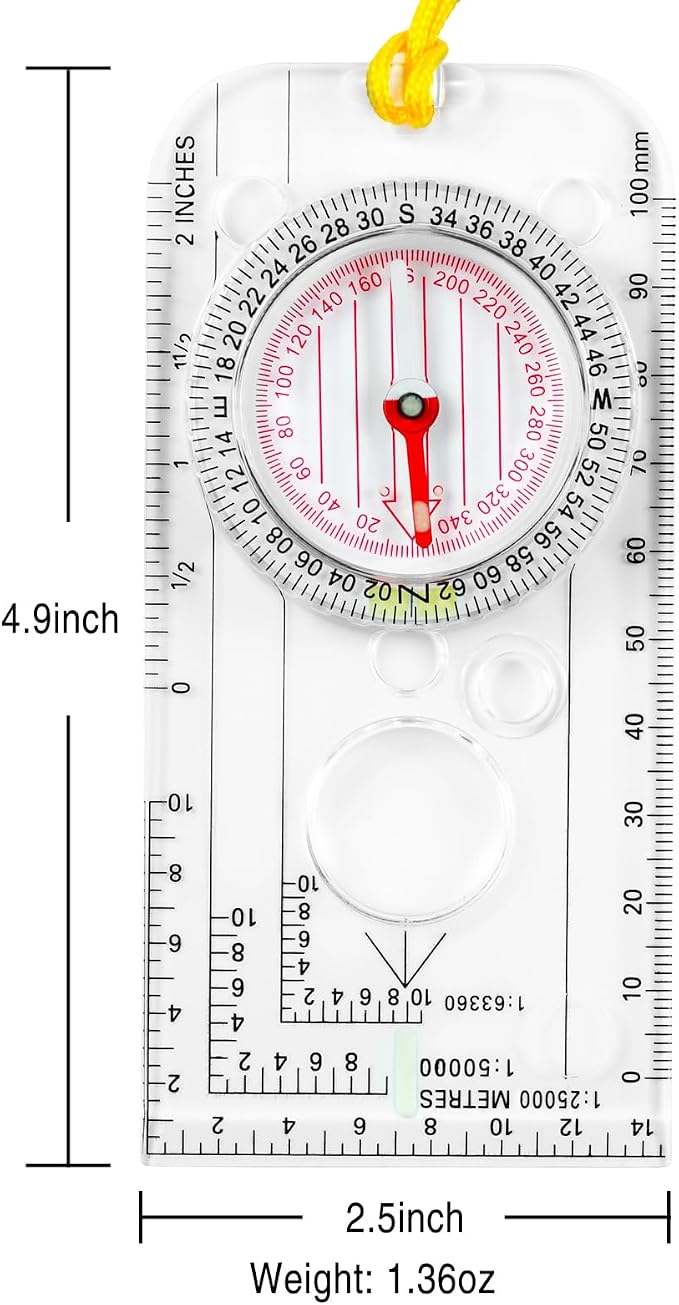 Eyeskey Multifunctional Military Sighting Navigation Compass - Image 5