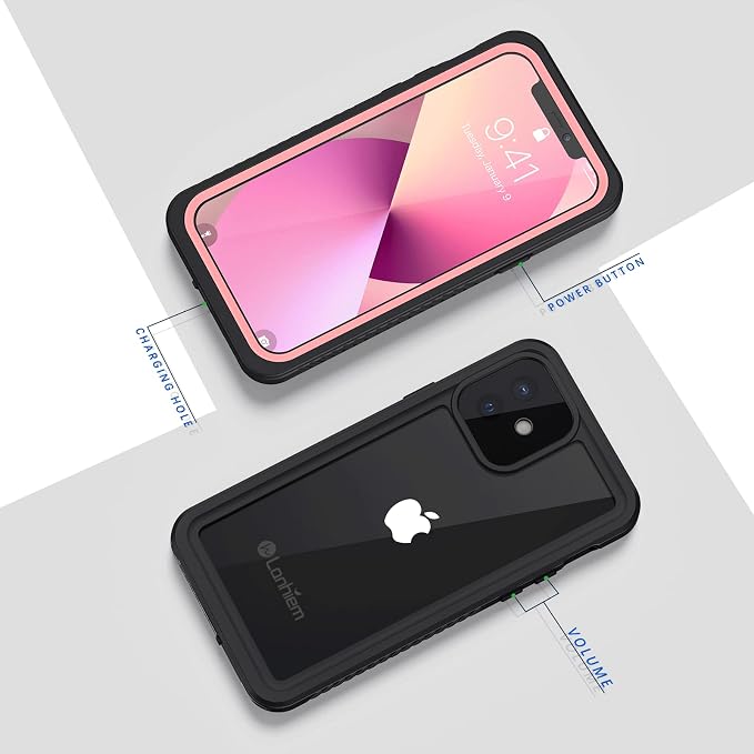Lanhiem for iPhone 12 Case, Waterproof Dustproof Shockproof Case - Image 6