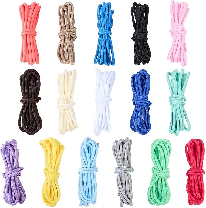 32 Strands 16 Colors 4mm Paracord Keychain Rope Keychaincord 105 FT Polyester by SOFPLATE