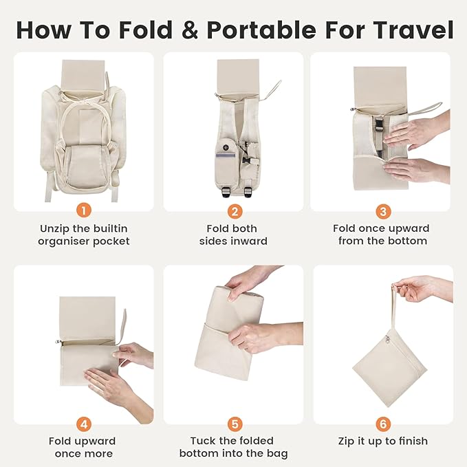Small Hiking Backpack 15L- Lightweight Packable Foldable Backpack - Image 7